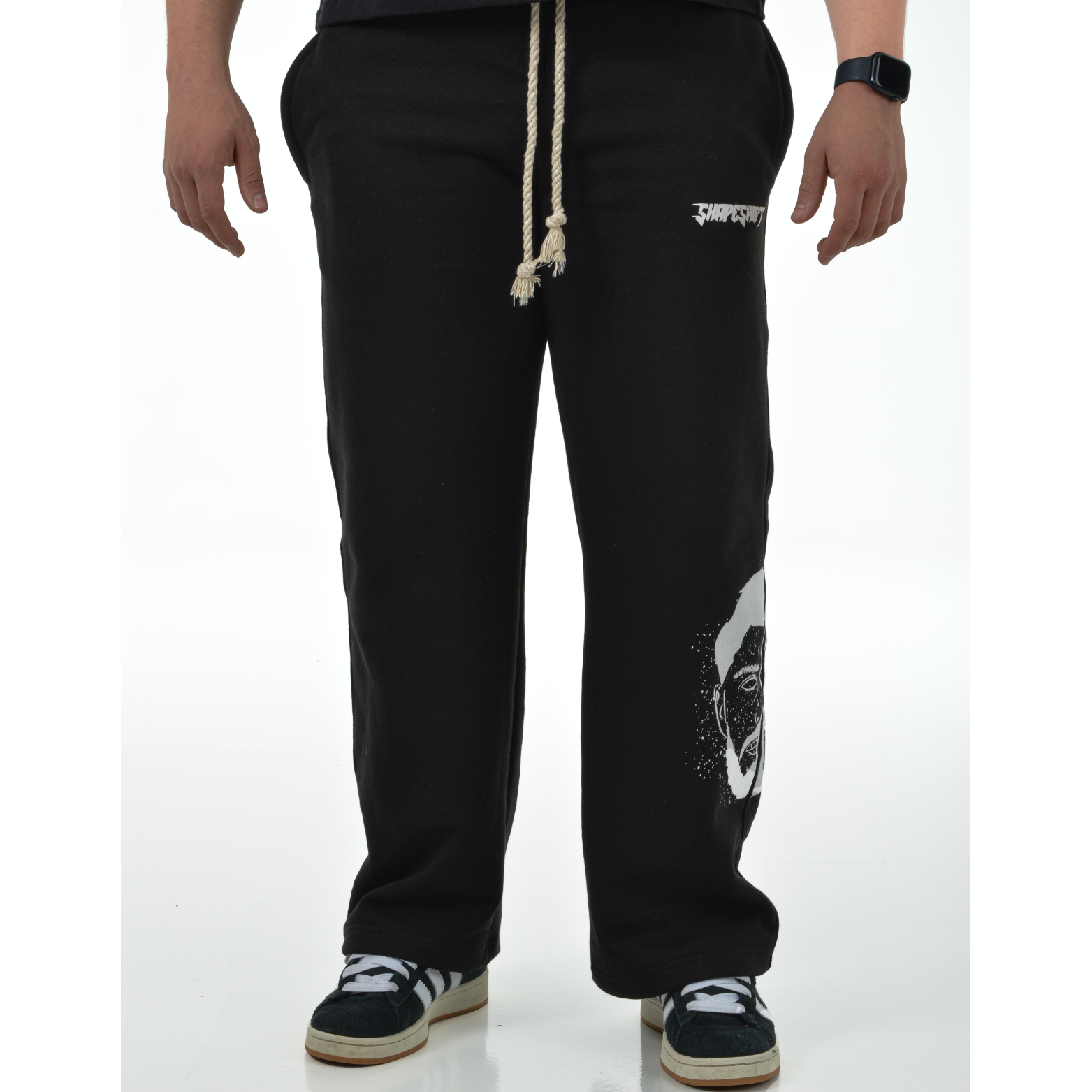 Straight Leg Jogger "SHAPESHIFTERS" "BLACK"